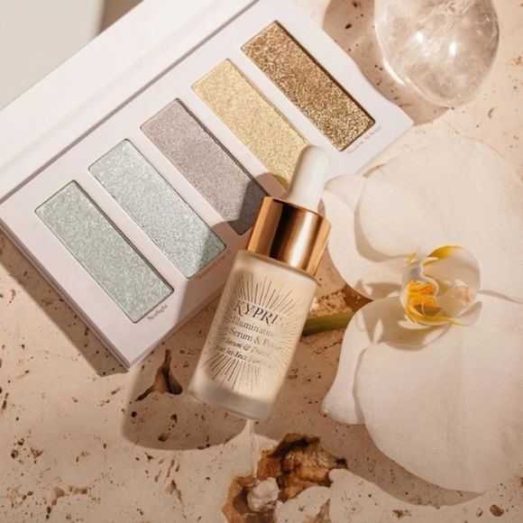 Kypris Illuminating Eye Serum/Primer & Summer Eyeshadow & Body Palette - Picture 2 of 16